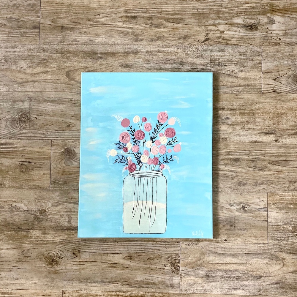 Flowers on a Canvas